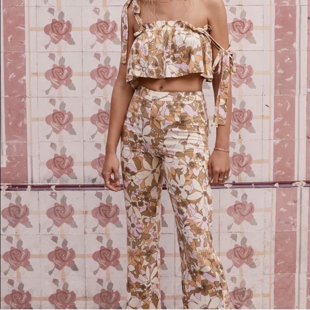 For Love & Lemons Renata pants Sz Large - Picture 2 of 3